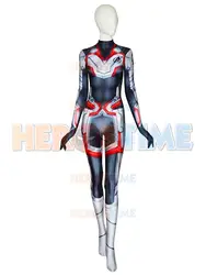 Женский Endgame Quantum Realm костюм Мстители 4 косплэй Костюмы 3D печатных Zentai боди для девочек/леди/индивидуальный заказ