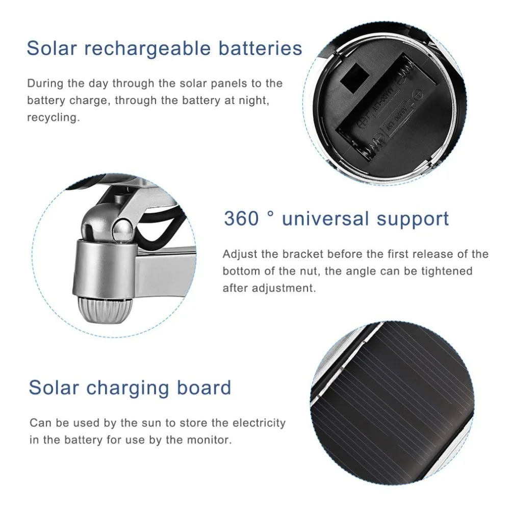  Dummy Camera Solar Battery Powered Flicker Blink LED Fake Indoor Outdoor Surveillance Security Came - 32972031018