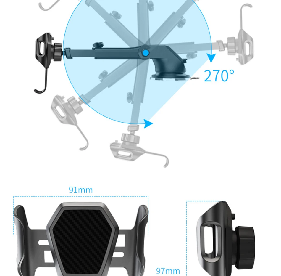 Car Phone Holder For Samsung S10 S9 S8 A50 A70 A8 j7 2017 2018 note 9 8 Car Holder Munt Windshield Smartphone Mobile Stand Holde