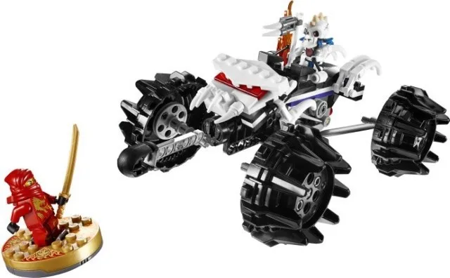 

174pcs Bela 9730 Toy series Skull Undead War chariot Minifigure Model Building Block set Ninja Toys Toy Compatible with Legoe