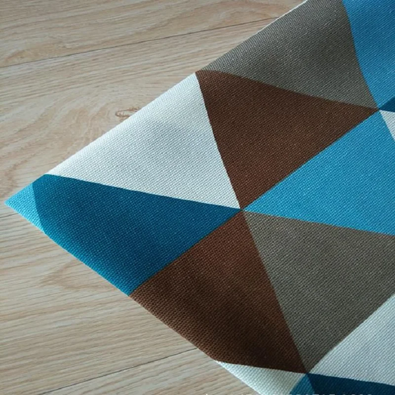 

Cotton Linen Flax Fabric For DIY Sewing Geometric Patterns Printing Canvas Flax Fabric Handmade Crafts Cloth Quilting Fabric
