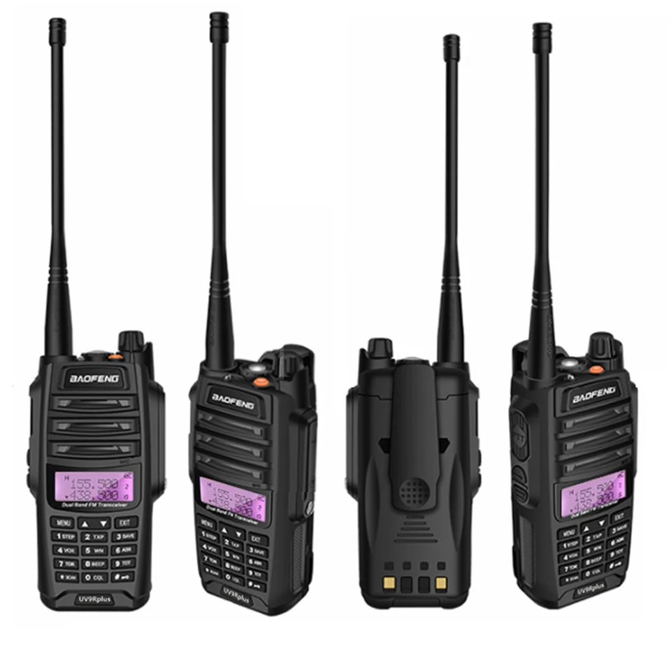 2019 Высокая мощность обновления Baofeng UV-9R плюс влагонепроницаемые Walkie Talkie 10 Вт двухсторонняя радиостанция большой диапазон 10 км 4800 мАч uv9r плюс