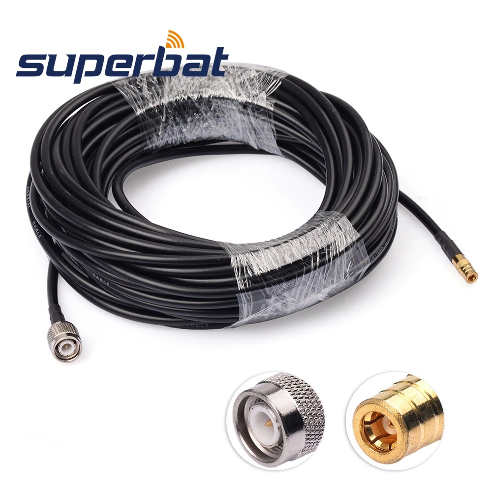 Superbat Truck/Home Commercial/Boats Marine Satellite Radio Antenna Replacement Cable SMB Receiver Connection for Sirius XM