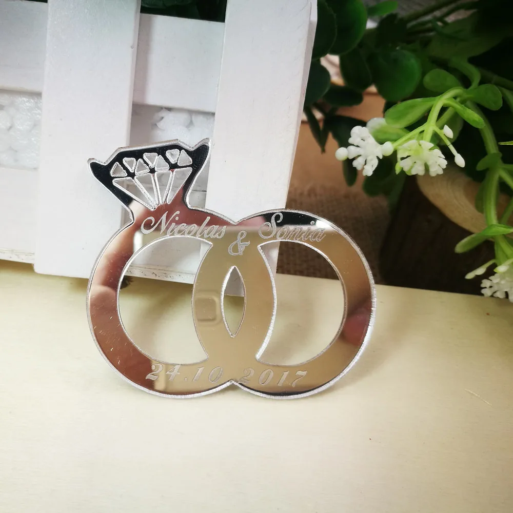 50Pcs Personalized Clear COCO Custom Acrylic Table Centerpieces Decor Baby Shower Birthday Party Presents Gifts Favors2