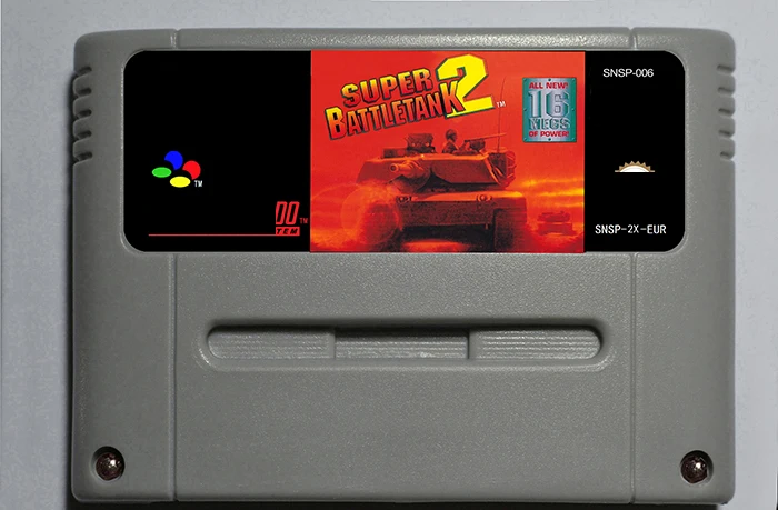 Игровой картридж Super Battletank 2 Война в перфориде 16 бит 46 пин европейская версия |