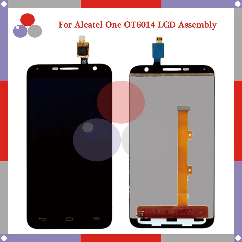 10pcs/lot 5.0'' For Alcatel 6014 6014D 6014X OT-6014 OT6014 Display Touch Screen Digitizer Assembly Replacement Parts | Мобильные