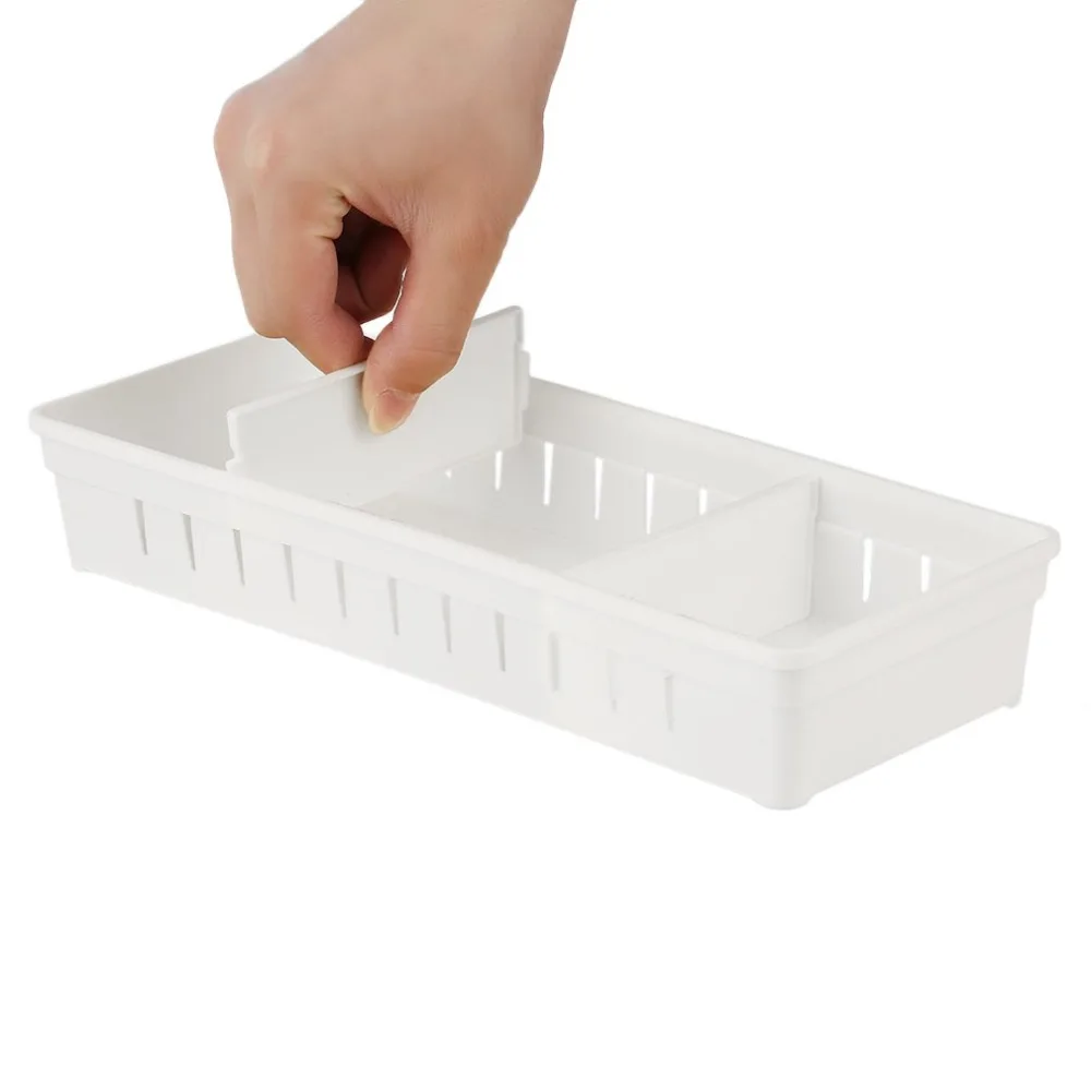 Пластиковый лоток для хранения разделитель разделители Регулируемый ящик разделитель коробка для хранения DIY сепарация мусора отделка Корзина