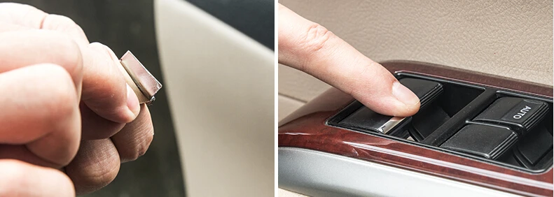 Авто внутренний стеклоподъемник отделка автомобиля Стайлинг для Toyota Camry v55 2012-, ABS хром, авто аксессуары