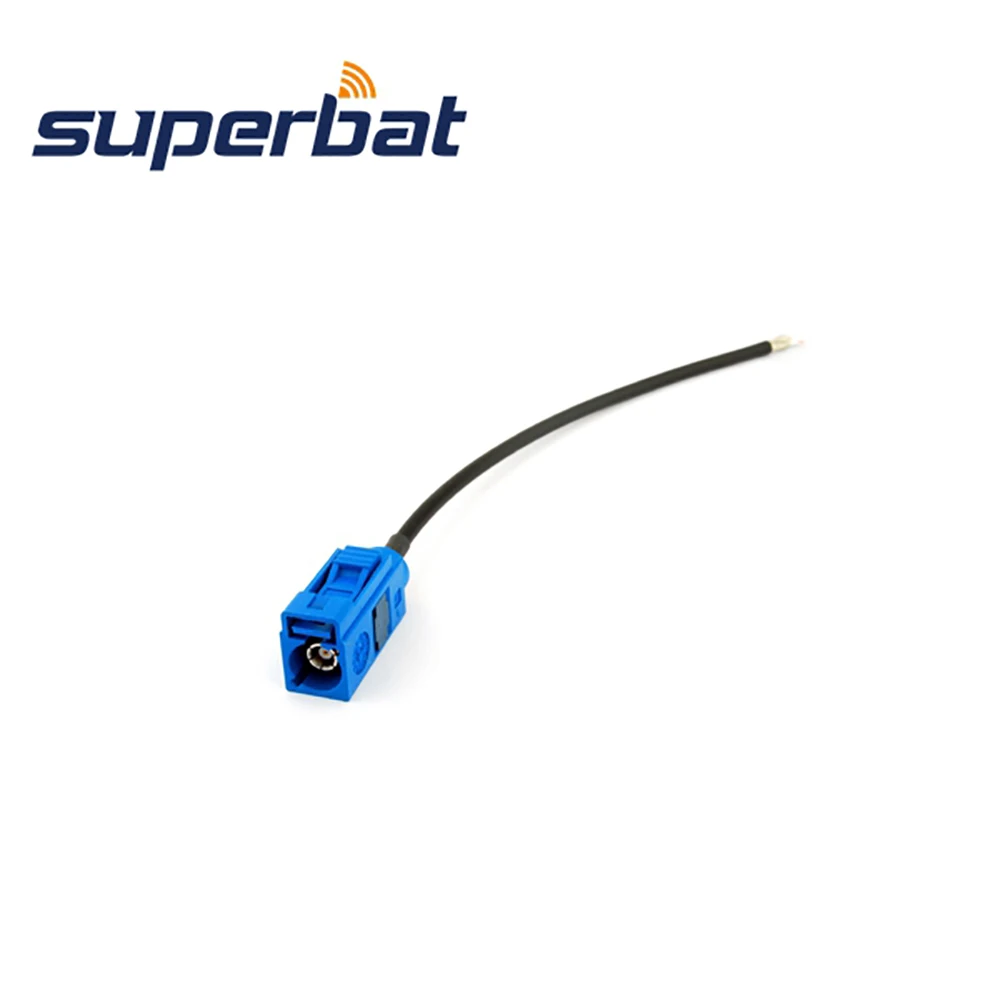 GPS-удлинитель Superbat коаксиальный кабель Fakra Jack C RG174 15 см синий | Мобильные телефоны