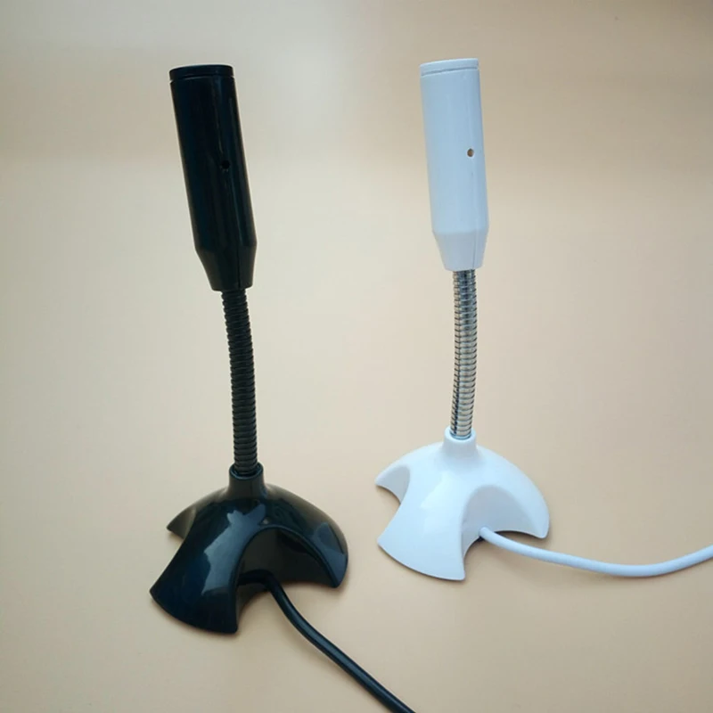 USB Microphone Desktop Noise Cancelling Mic Portable Studio Speech USB Microphone Stand Mic for PC Computer Laptop Mac (4)