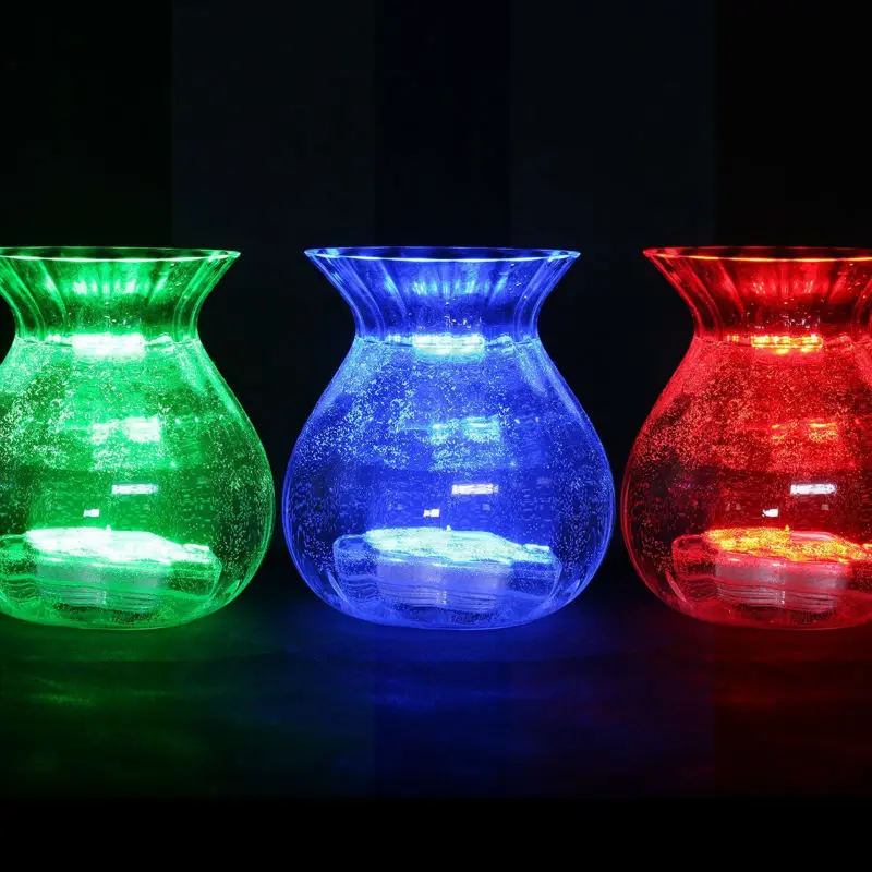 

1*10LED Remote Control 16colors Submersible LED Light LED vases Base Light For wedding party celebration for Base light