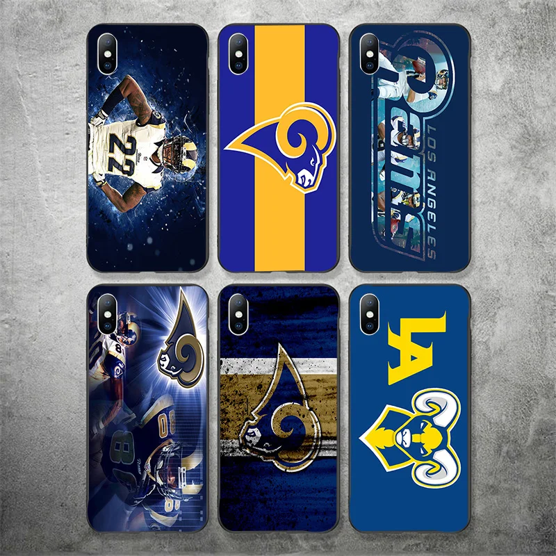 

Yinuoda Los Angeles Rams Phone Case NFL Todd Gurley For iPhone Shell DIY Picture Soft TPU Cover X XR XS MAX 7 8 7plus 6 6S 5S SE