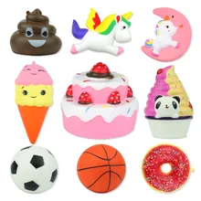 Hot Squishy Novelty Gag Toy Jumbo Fun Squish Antistress Surprise Stress Relief Toys for Children Adult Cute Squeeze Slow Rising cylindrical ferrofluid anti stress toys magnetic liquid ferrofluid liquid display funny novelty gag toy kids children play fun