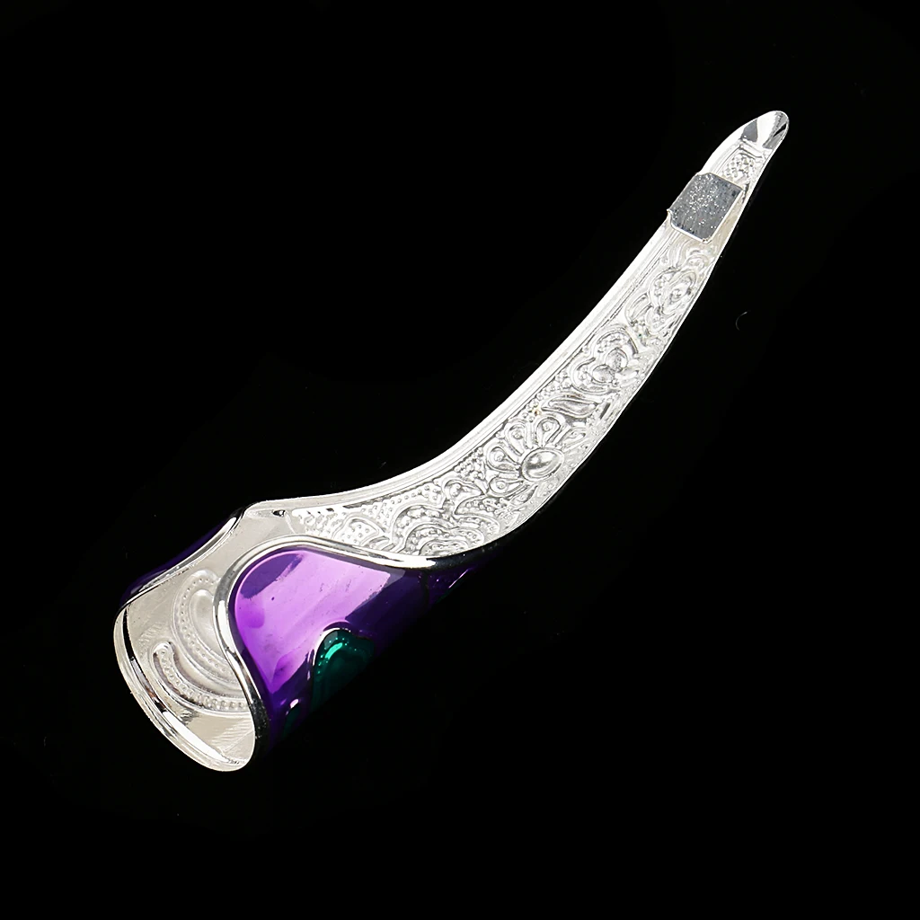 Vintage Long Fingernails Joint Womens Belly Dance Gypsy Egyptian Finger Nails Ring for Fancy Dress Ball Stag Performance Cosplay