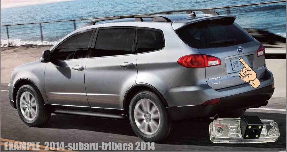 JiaYiTian камера заднего вида для Subaru Tribeca B9 Tribeca 2005~ 4 светодиода CCD/ночное видение резервная камера номерного знака камера