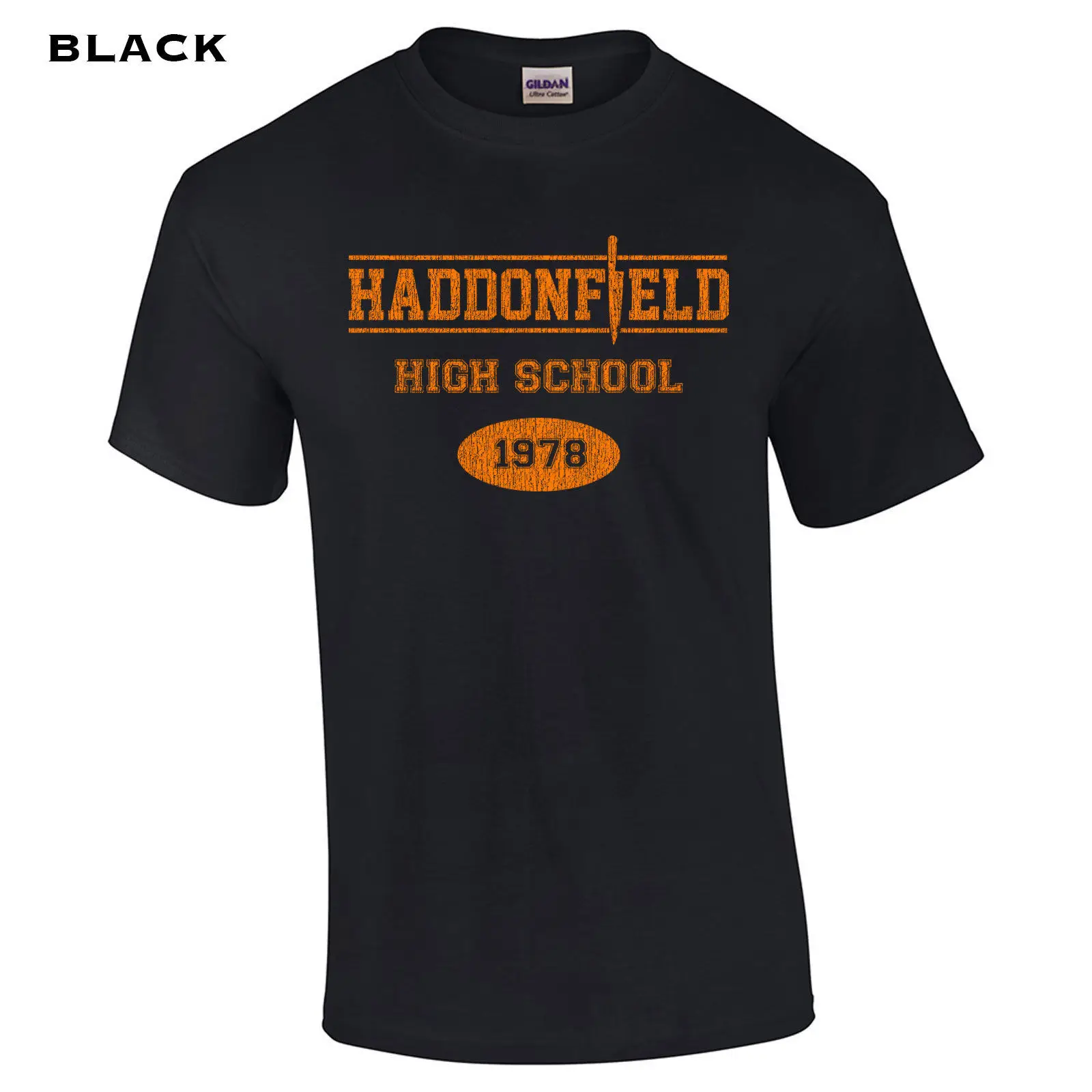 009 Haddonfield High School Мужская футболка cool 70 фильм страшный ужас Хэллоуин Модный стиль