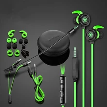 G30 PC Gaming Headset Computer Headphones In Ear Stereo Bass Noise Cancelling Earphone With Mic PK Razer Hammerhead V2 Pro