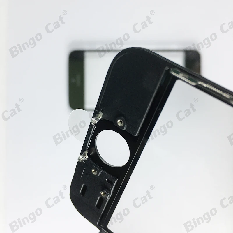 10PCS A+ Replacement Front Screen Glass With Frame OCA Ear Speaker Mesh Camera Holder Sensor Ring For iPhone 5 5S 5C Repair