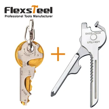 

6 in 1 Pocket Utility Key Tool Set+ 9 in 1 Survival Keytool Key Multi Tool Pocket Multitool Set