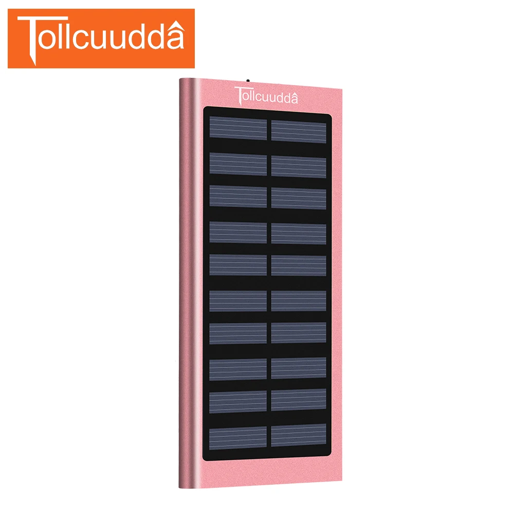 TOLLCUUDDA Mobile Solar Charger 8000mAh Portable P...