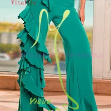 Новые костюмы для латинских танцев, сексуальные леггинсы для танцев из спандекса для танцев для женщин, леггинсы для танцев