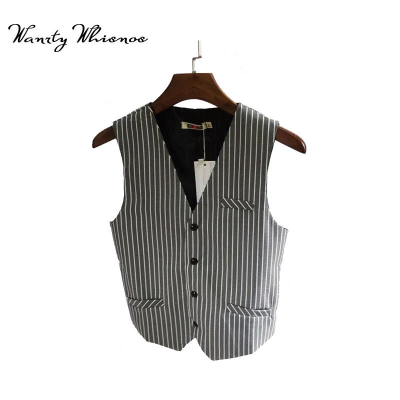 2018 New Arrival Dress Vests For Men Slim Fit Mens Suit Vest Male Waistcoat Gilet Homme Casual Sleeveless Formal Business Jacket | Мужская
