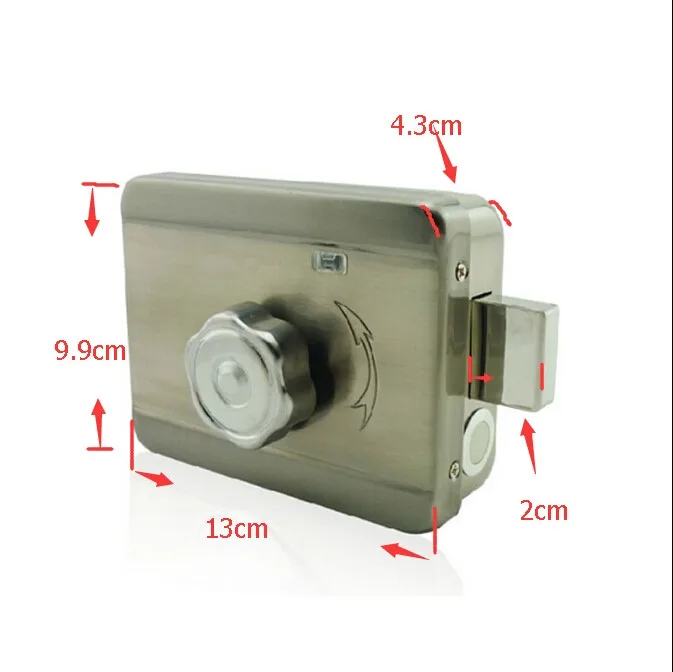 Видеодомофон Электронный дверной замок для дверного звонка система безопасности доступа Электрический электронный дверной замок удаленный доступ
