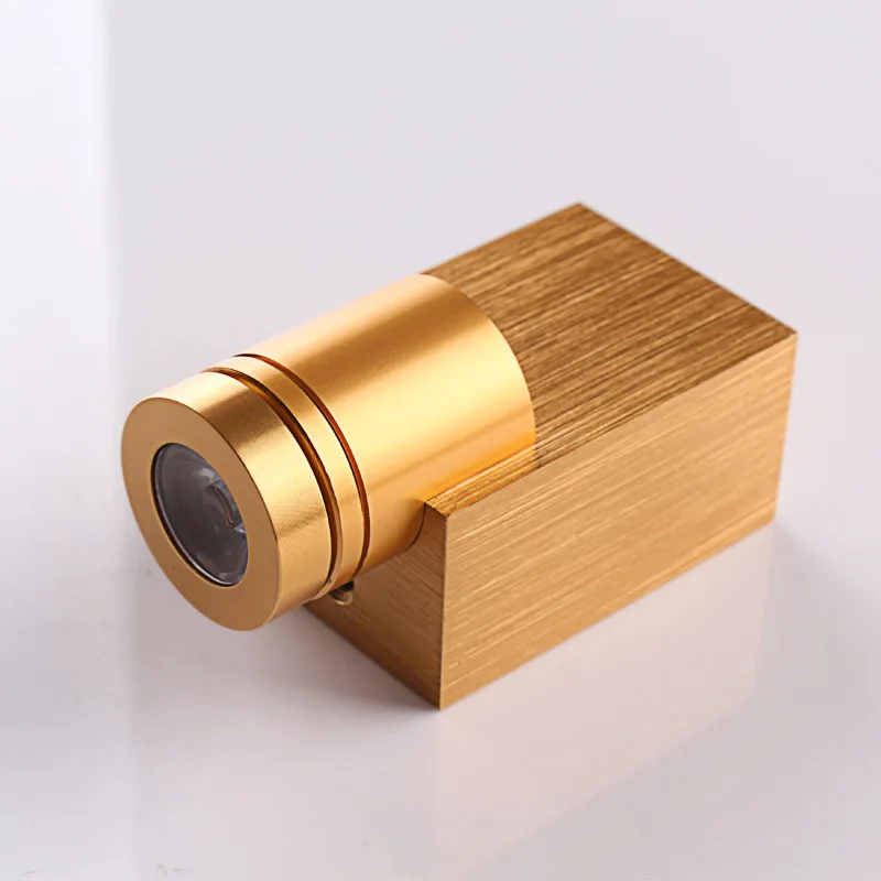 

Mini light New Led Wall Lamp 3W Aluminum Up Down Light Bedroom Lighting Living Room Wall Lights gold/black/silver ZBD0119