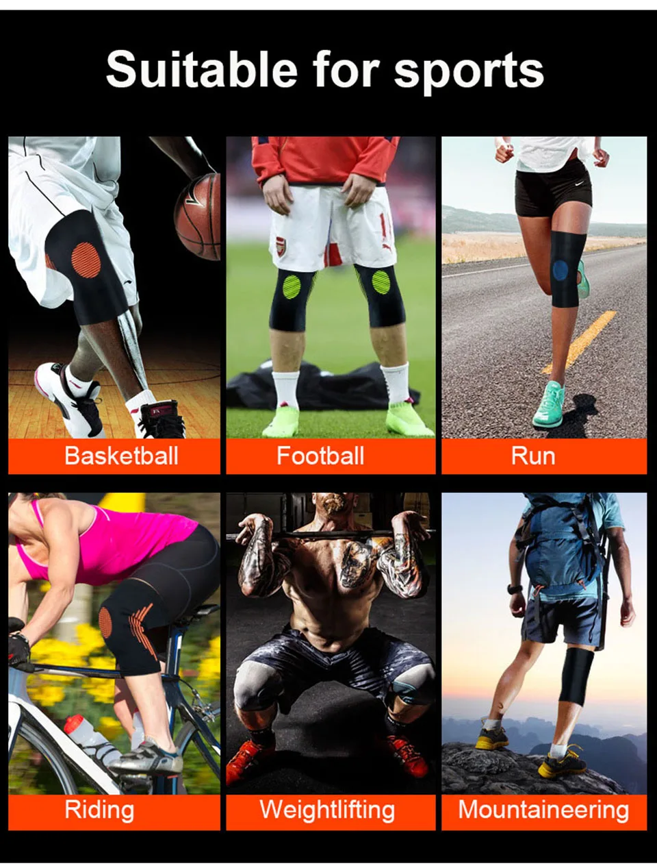 1 шт. наколенники, теплые, высокая эластичность колена, поддержка, облегчение артрита, гимнастические, спортивные, уличные наколенники