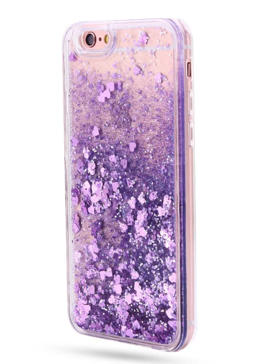 Для Apple iphone 7 Чехол Liquide наклейки на ногти сердечки зыбучий песок для 6 S чехол