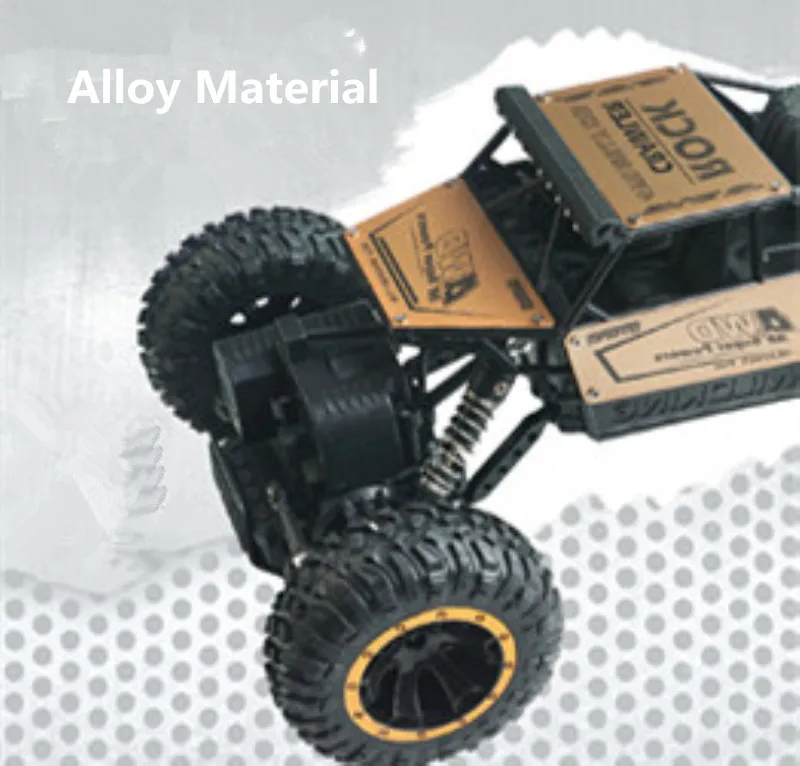 2,4G 1:18 4WD пульт дистанционного управления RC Рок Гусеничный автомобиль 2199 машины на радиоуправлении Bigfoot металлический сплав радиоуправляемая модель автомобиля, игрушки в подарок