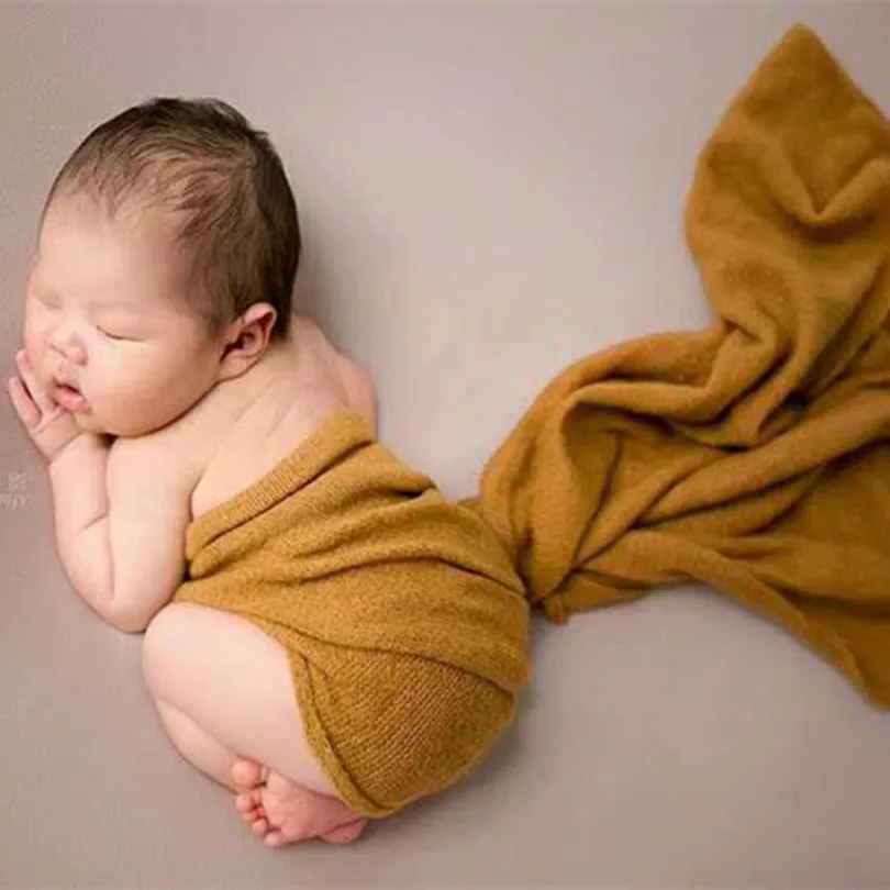 Baby Stretch Wrap Vintage Baby Swaddle Blanket Stretch Fabric