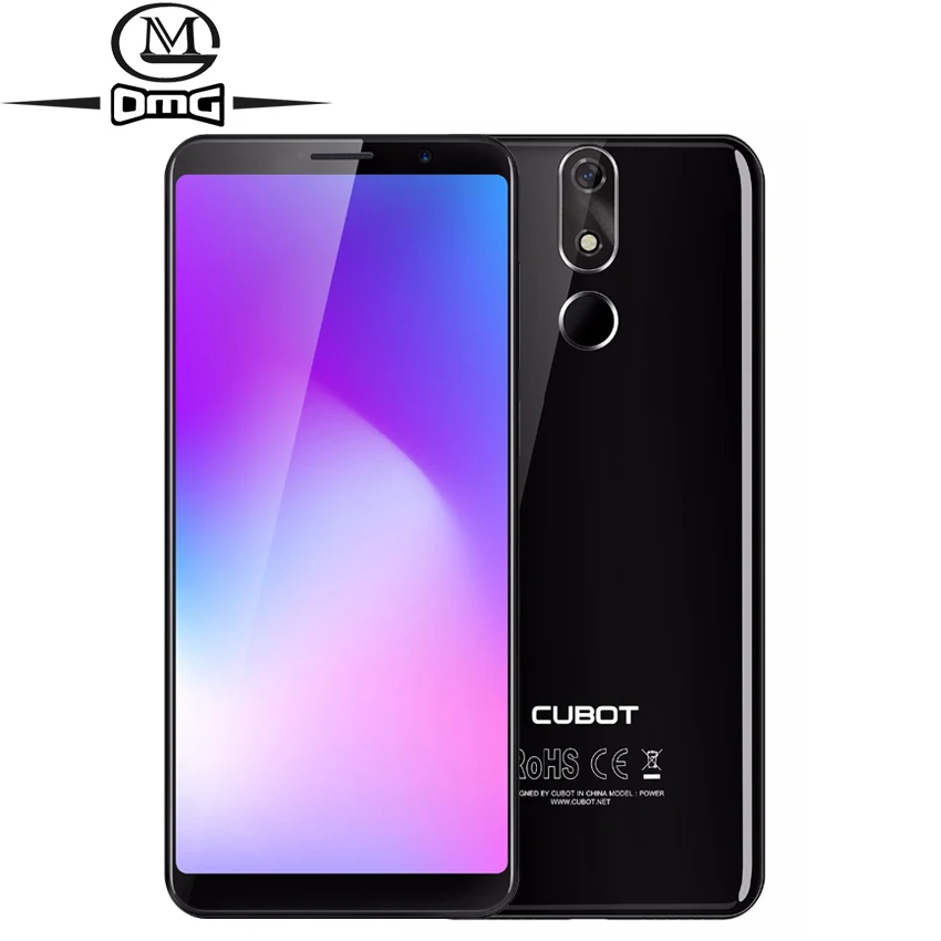 Cubot Мощность 4 г смартфон 6000 мАч Android 8,1 6 ГБ + 128 ГБ 5,99 "Сотовые телефоны MT6760 Octa core отпечатков пальцев ID 16.0mp мобильного телефона