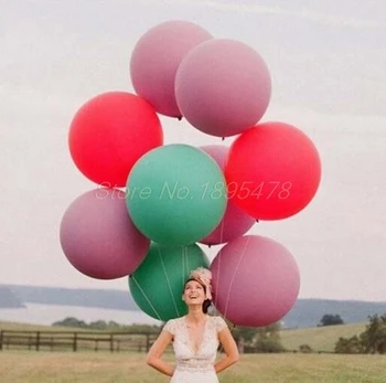

500PCS Wedding Decoration18" 45CM Giant Helium Big Latex Balloon Party Large Giant Balloons Decoration wedding Party Balloons