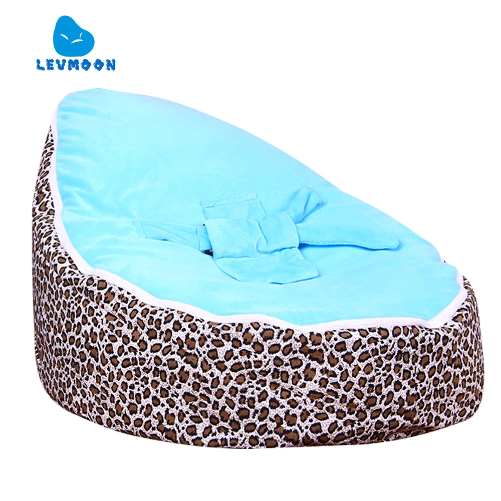 Levmoon Medium Leopard Print Bean Bag Chair Kids Bed For Sleeping Portable Folding Child Seat Sofa Zac Without The Filler Levmoon Medium Leopard Print Bean Bag Chair Kids Bed For Sleeping Portable Folding Child Seat Sofa Zac Without The Filler