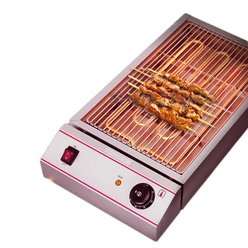 

Household smokeless electric barbecue machine electric barbecue grill healthy smoke-free iron plate heating 220V 2.8KW 1PC