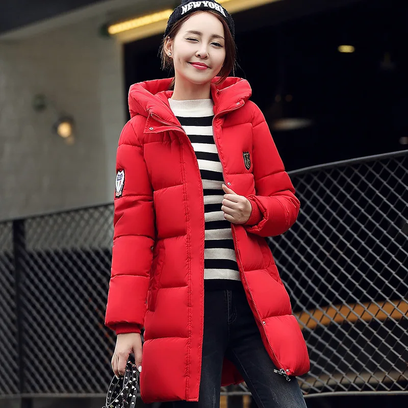 Rembourré Chaude Femme Coton Parc 2018 Nouvelle De army Manteau Red D'hiver Purple grey Slim Manteaux light Gq1635 black Blue Femmes À Et Green Long light Capuche Vestes Down Vêtements Veste N80mwnv