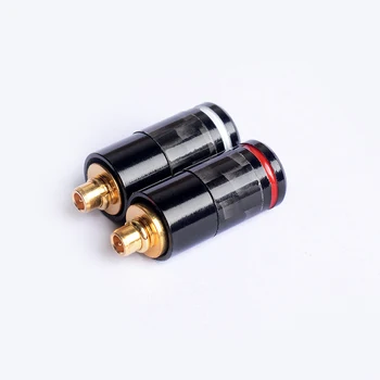 

OKCSC MMCX Interface 3.5mm Plug DIY HiFi Earphone Cable Accessory Set Carbon Fiber Splitter Slider for SHURE/UE900/W60/FIIO/W80