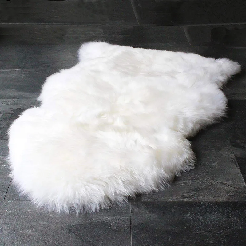 Черный белый серый коричневый ковер из овчины шерстяной ковер для гостиной роскошный подарок на новое празднование новоселья домашние декоративные коврики