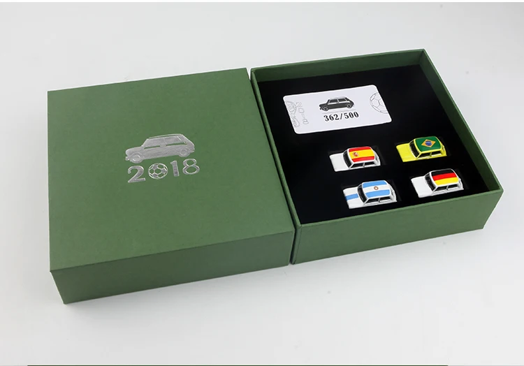 

rare Original factory Limited Edition 1:72 Flag Edition Car model gift set Alloy Collection Model