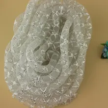 16 мм плотная трубчатый кринолин белый с хлопок крест-накрест труба CRIN праздник головной убор оплетка обрезки 30 ярдов/лот