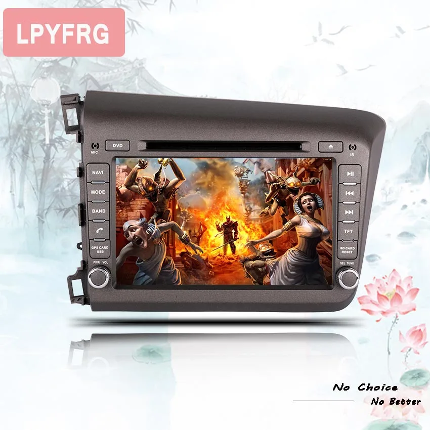 RAM 4GB android 10.0 Car DVD GPS for Honda Civic 2011 2012 2013 Head Unit with BT Radio Wifi Mirror-link Aux Bluetooth Map | Автомобили и