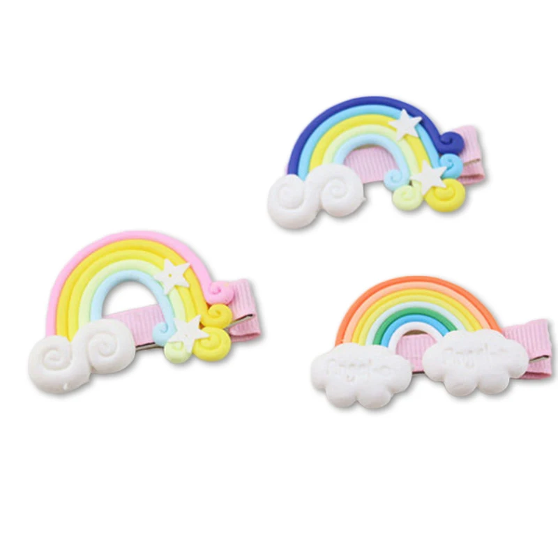 Заколки для волос Rainbow Lollipop аксессуары девочек с героями мультфильмов заколка