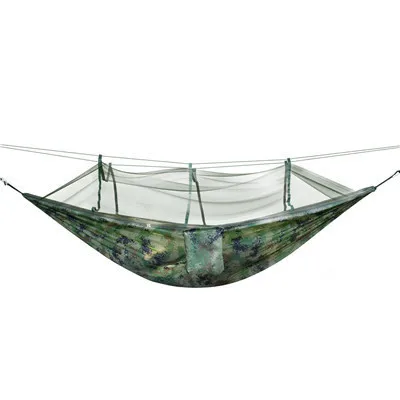 Camping Hammock with Mosquito Net Travel Portable Lightweight Hammocks with Tree Straps for Outsides Beach Patio Hiking Hiking 