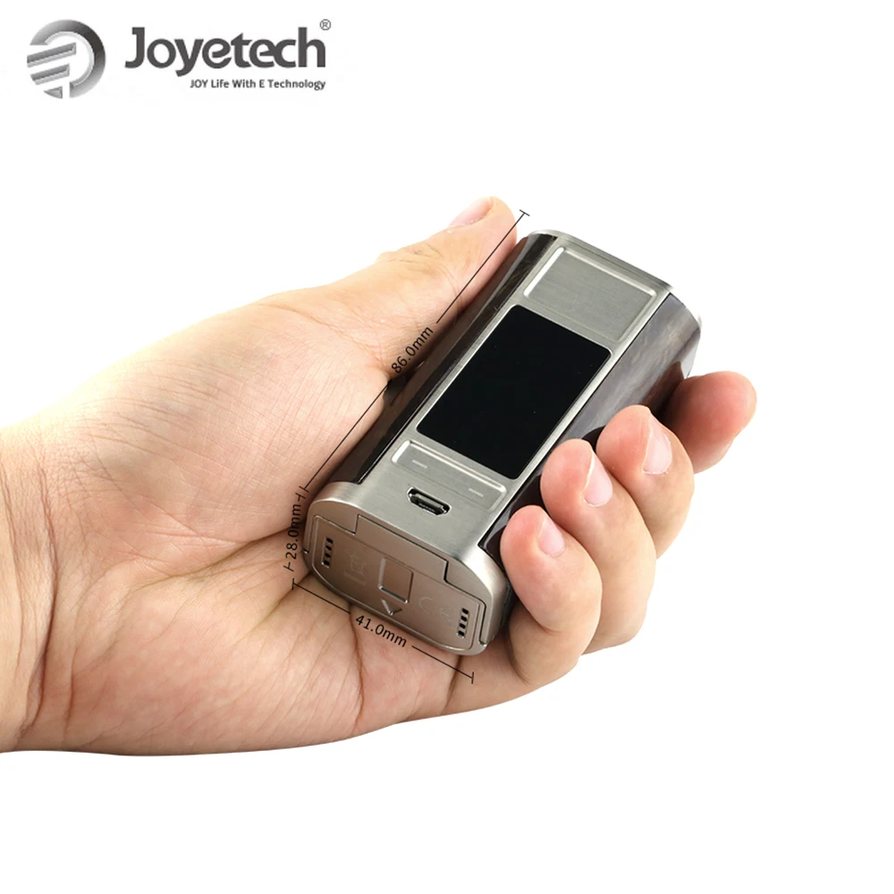 Оригинальная электронная сигарета Joyetech cuboid Tap Mod Kit с 1 3 дюймовым oled дисплеем 228 Вт