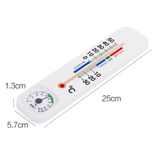 Длинный внутренний и наружный термометр гигрометр Меркурий физическая индукция может висеть с измерителем температуры и влажности