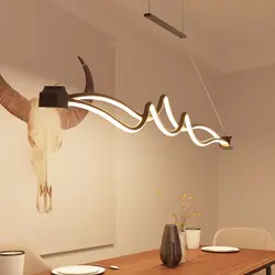 Новый коричневый минимализм современной светодиодный подвесные светильники для столовой Кухня комнаты hanglamp подвесной светильник