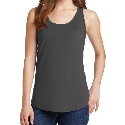 Port & Co LPC54TT Ladies Core Cotton Tank Top Charcoal - 3XL (1)