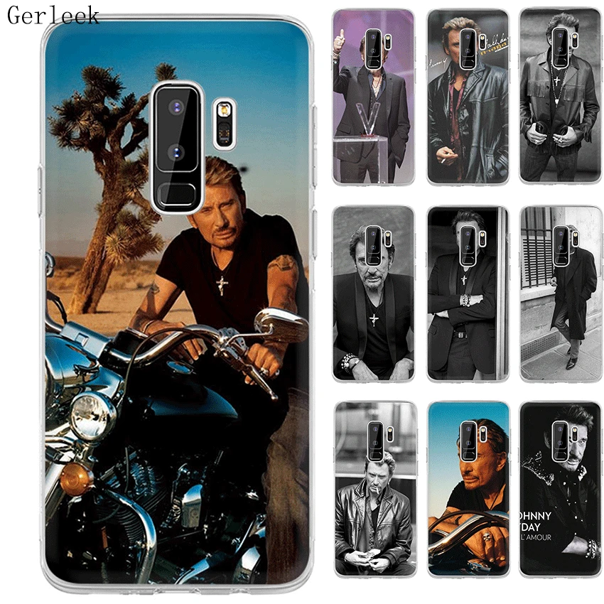 

Desxz Johnny Hallyday Case for Samsung galaxy J1 J2 J3 J5 J7 J6 Prime Protection Cover