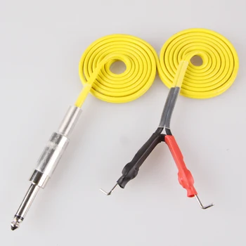 

Tattoo Machine Power Supplies Rubber Clip Cord Cable Heavy Duty Spring clipcored